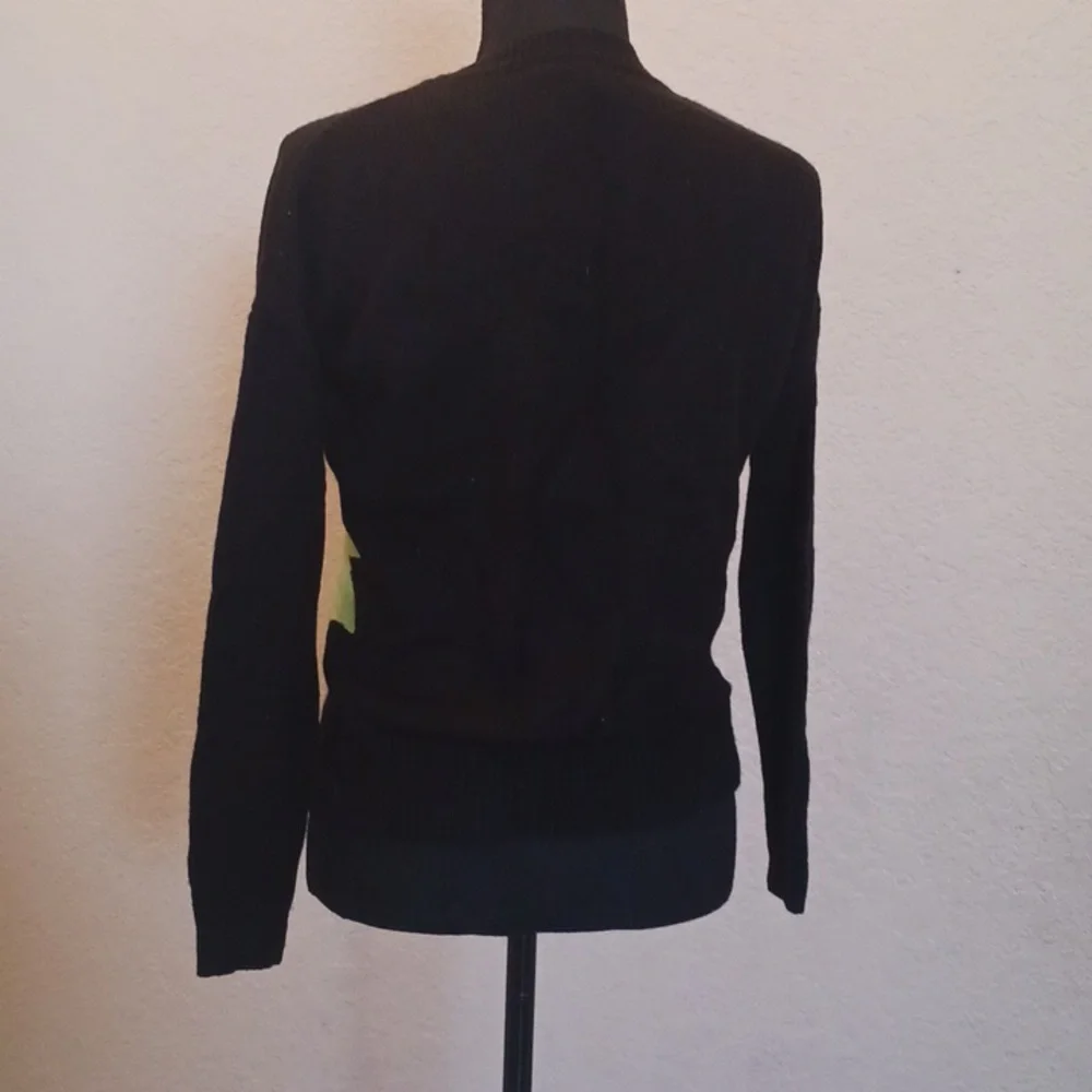 Badtz-Maru Black/red/green Sweater Size Small - Picture 3 of 6